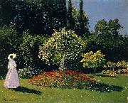 Claude Monet Marguerite Lecadre in the Garden oil painting reproduction
